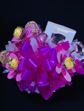 19 - CHOCOLATE BOUQUET - PRETTY IN PINK