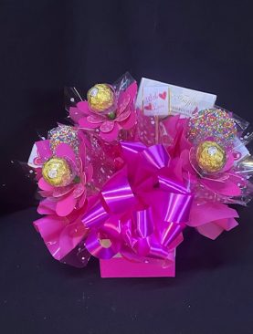 19 - CHOCOLATE BOUQUET - PRETTY IN PINK